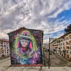 Fresque au cimetière de la Paz