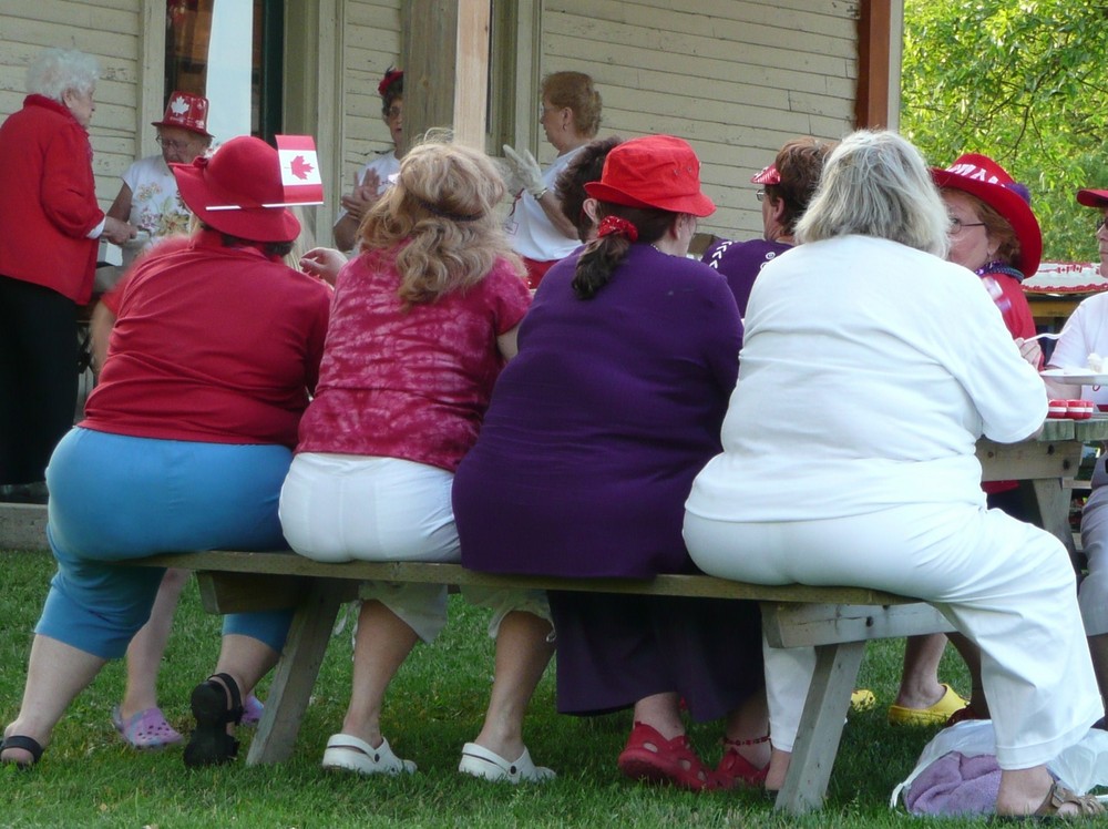 Freude am Genuß! Feier zum Canada Day im Süden von Ontario.