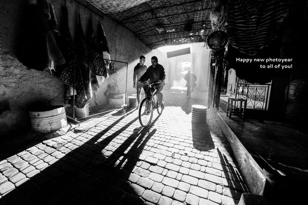 Freude am Licht in der Medina von Marrakech