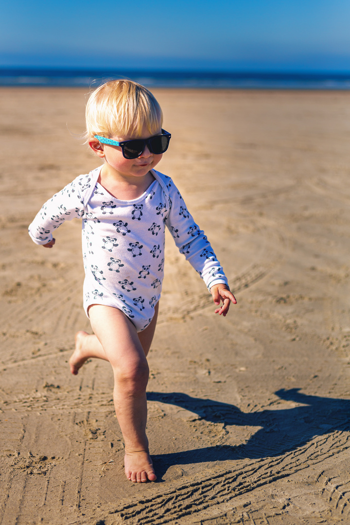 Freude am Strand