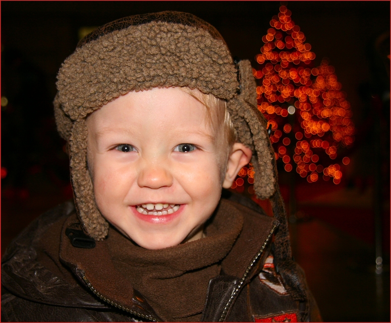 Freude auf dem Weihnachtsmarkt