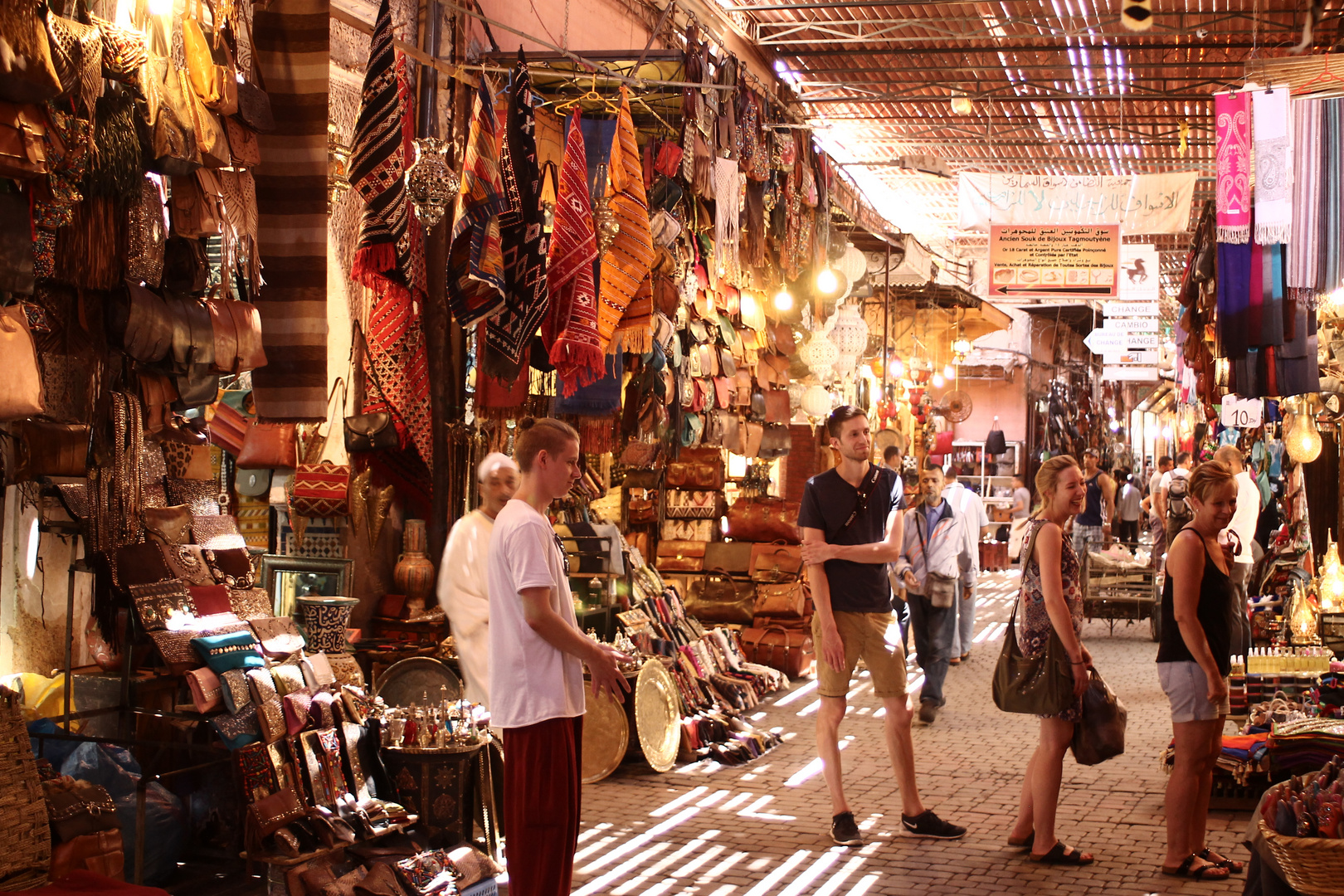 Freude in den Souks