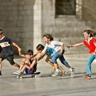 Freude mit dem Skateboard 