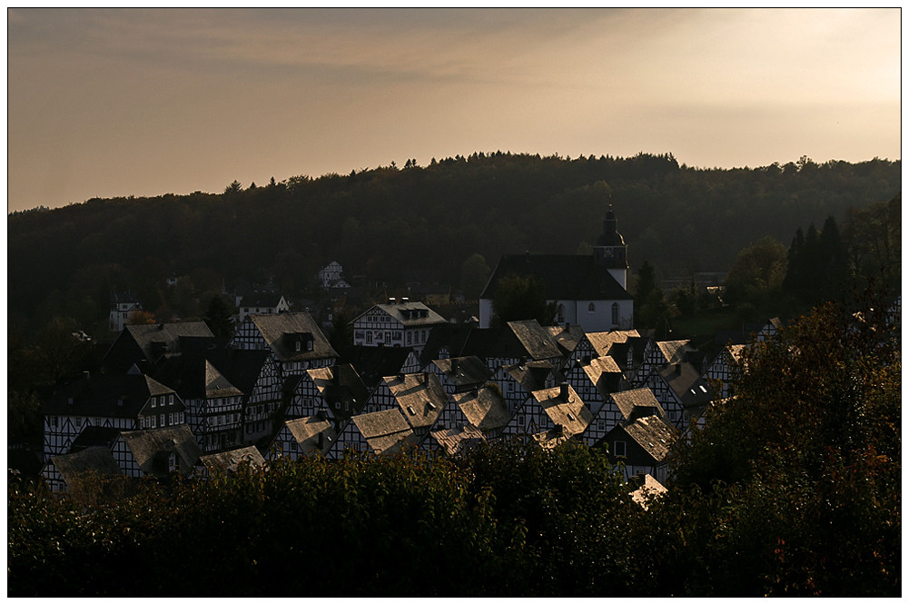 Freudenberg in der Abendsonne