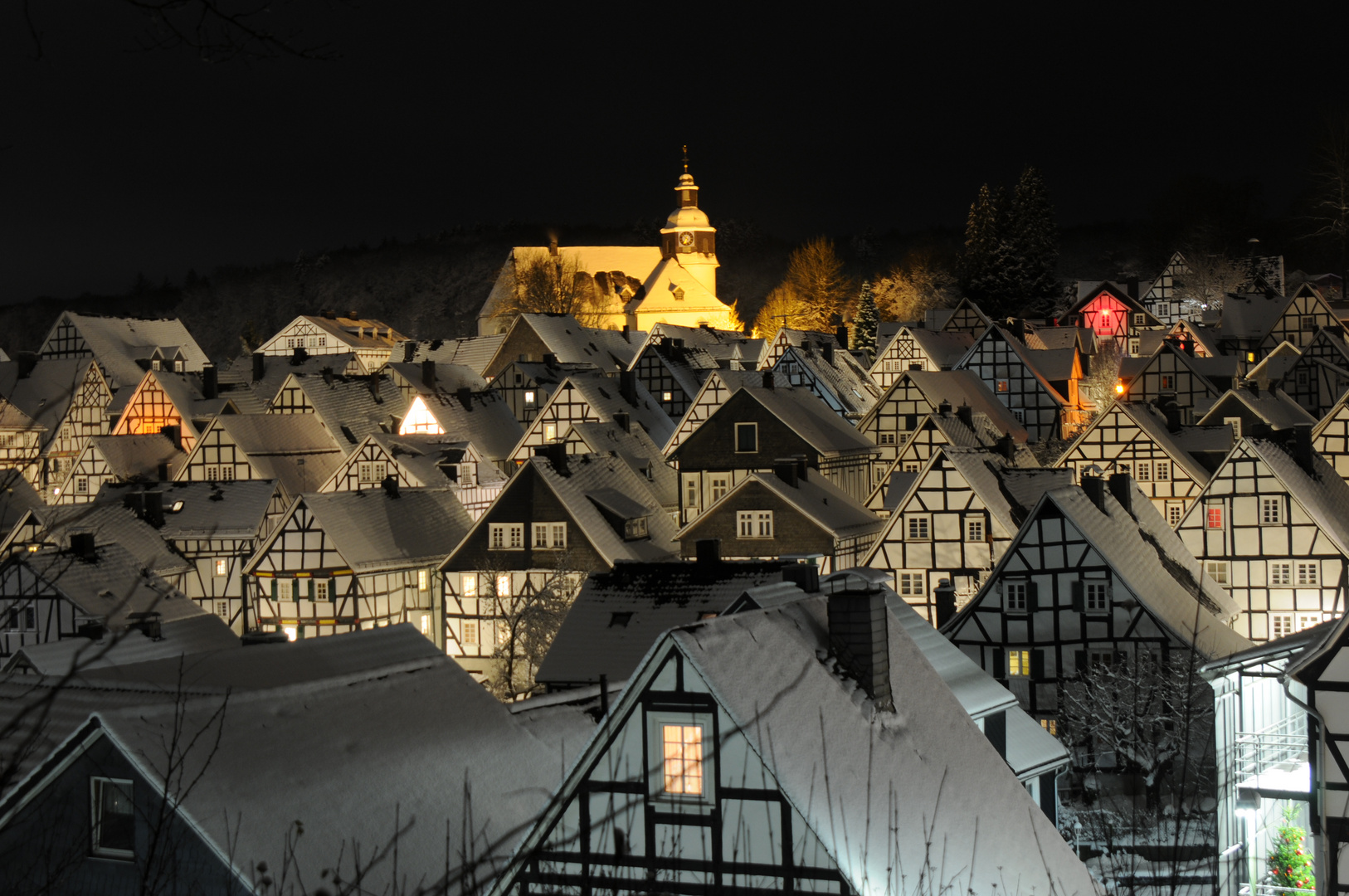 Freudenberg leuchtet zur Weihnachtszeit