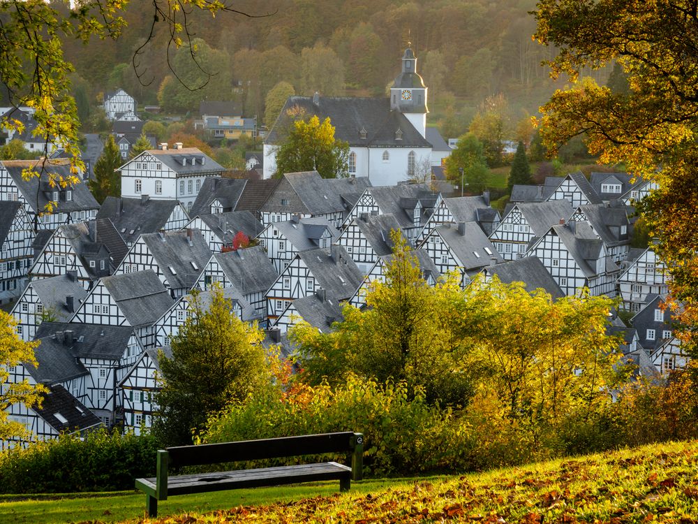 Freudenberger Fachwerk am Tag