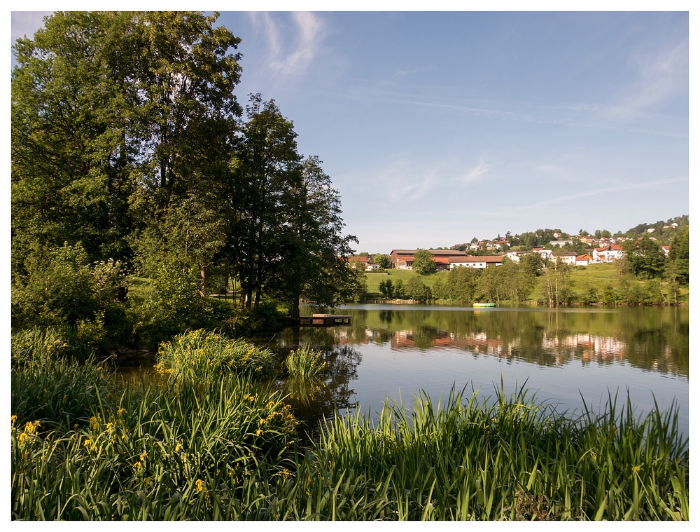 Freudensee mit Badeinsel