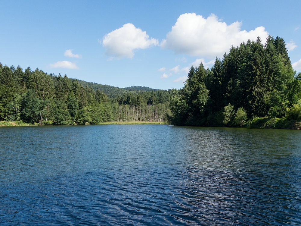 Freudensee unter weiß und blau