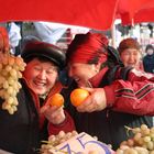 Freudentrauben auf dem Osh-Markt