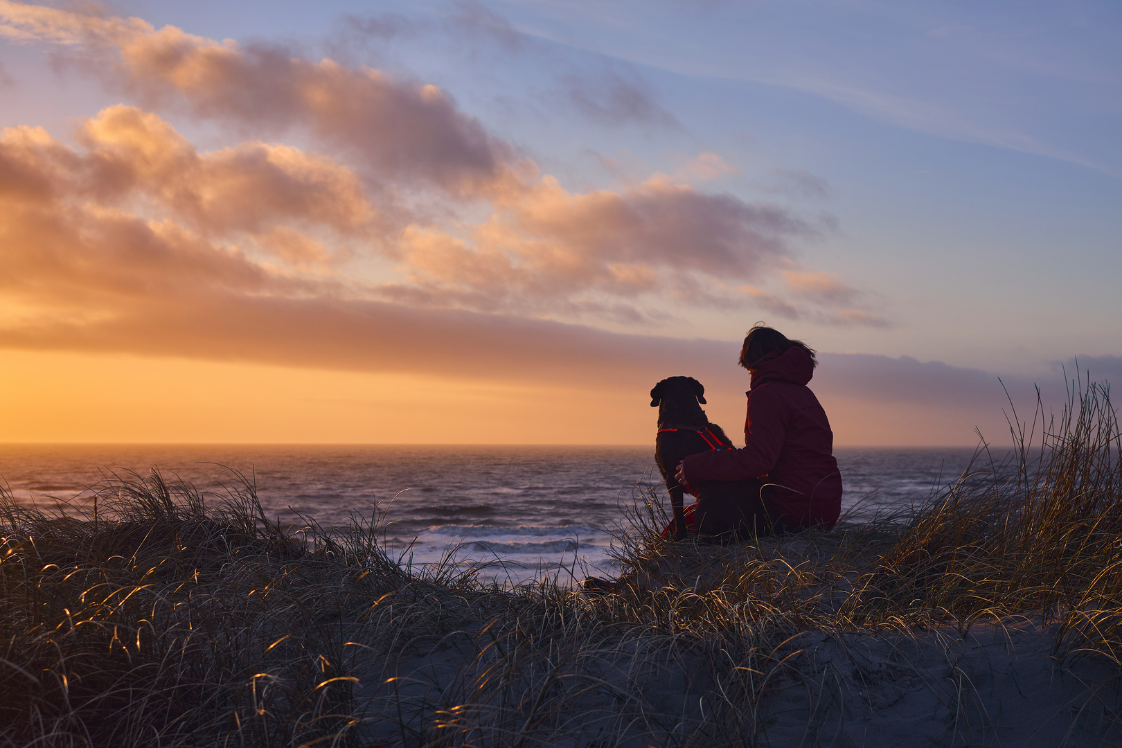 Freunde am Strand