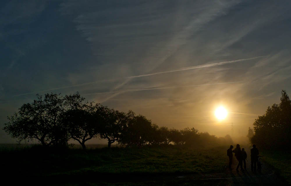 Freunde auf dem Weg zum Himmel