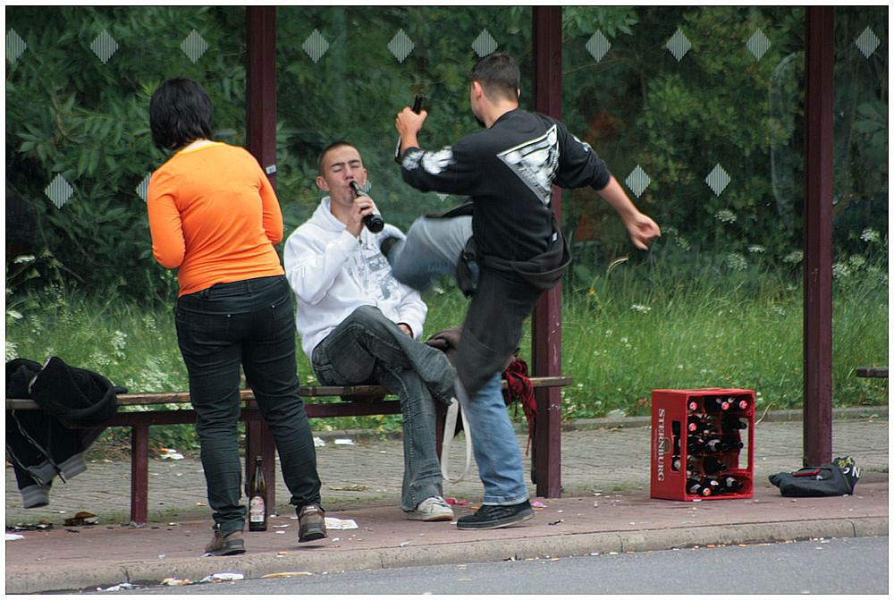 Freunde treffen oder: Über Grenzen gehen