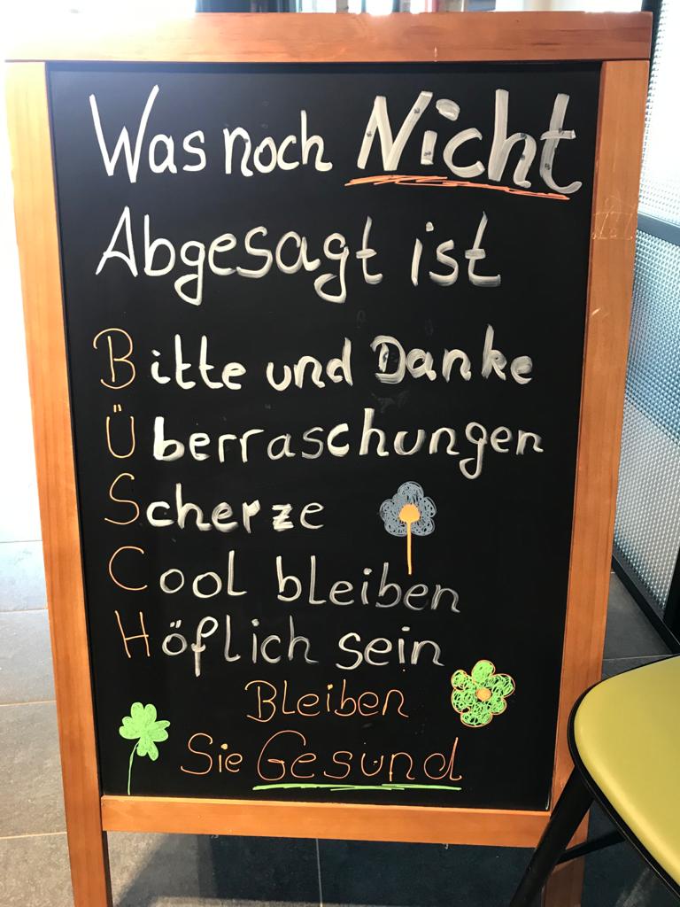 Freundlichkeit...