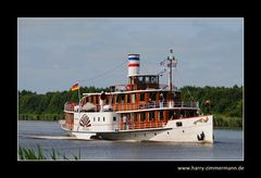 Freya auf dem Kanal