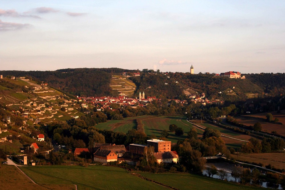 Freyburg im Abendlicht