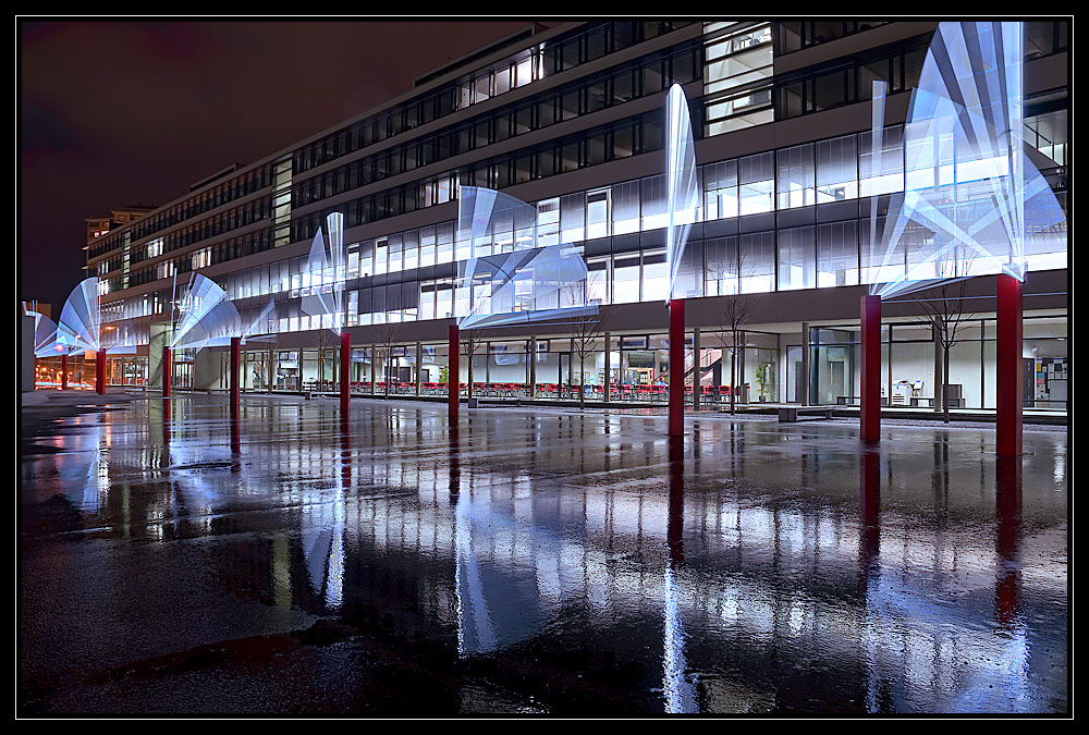 Fribourg at night II