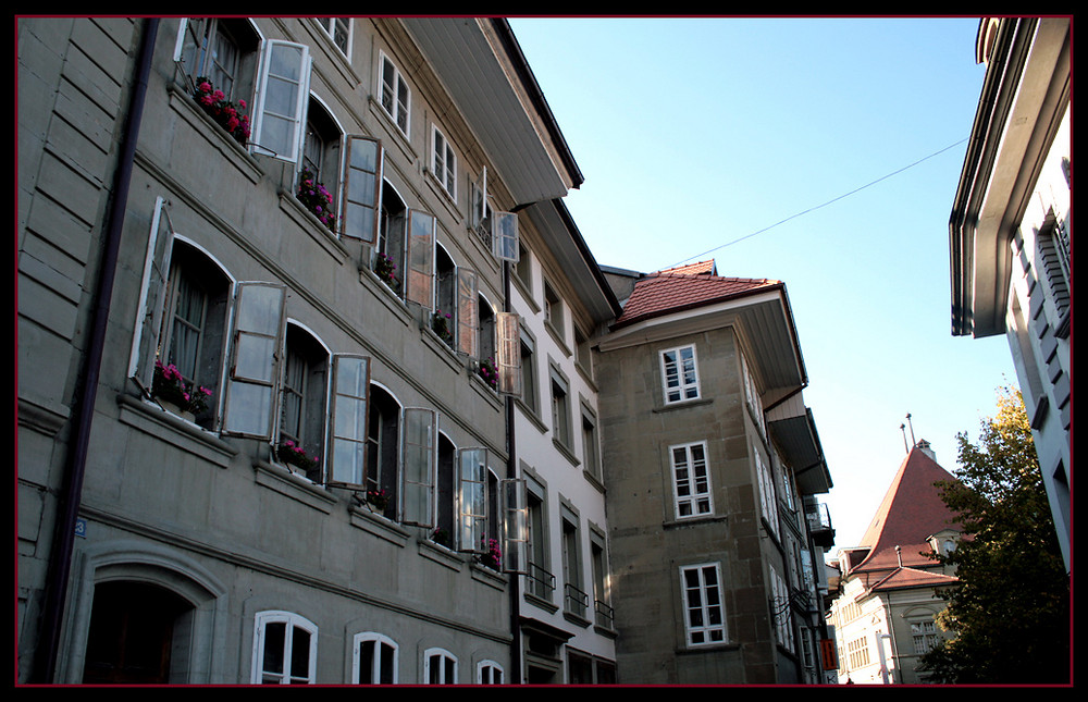 Fribourg Fenstergeschichte