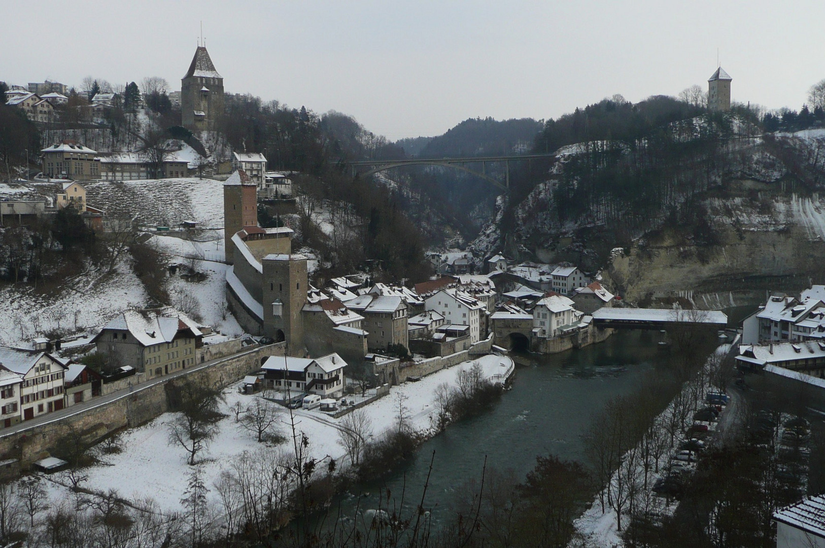 Fribourg La Sarine partjainál 2012