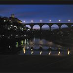 Fribourg von der alten Holzbrücke aus