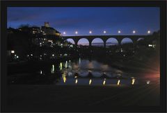 Fribourg von der alten Holzbrücke aus