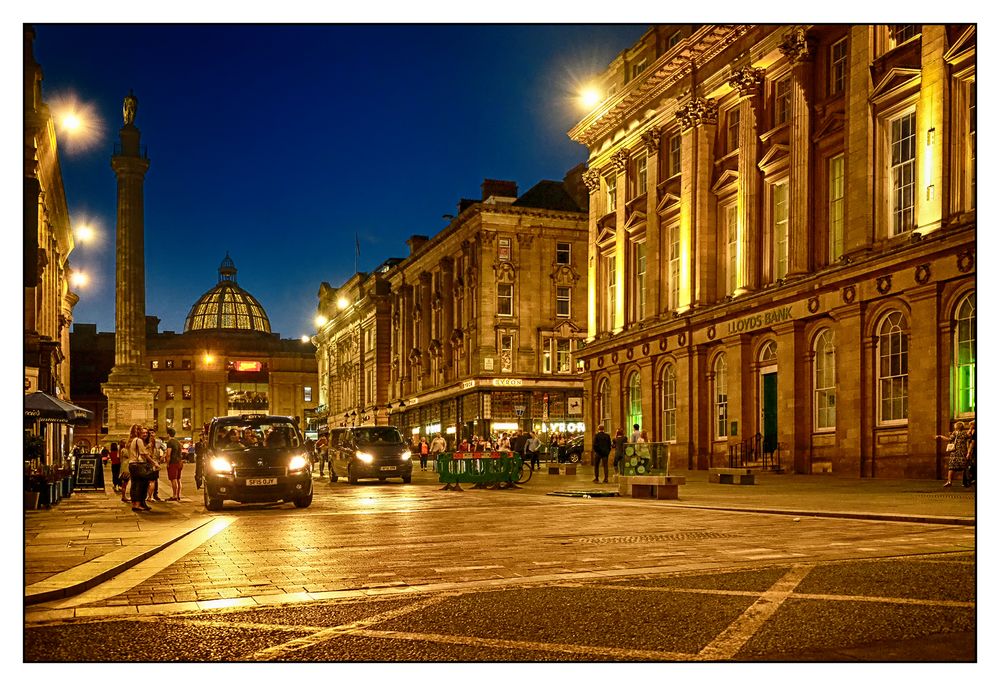 Friday night in Newcastle