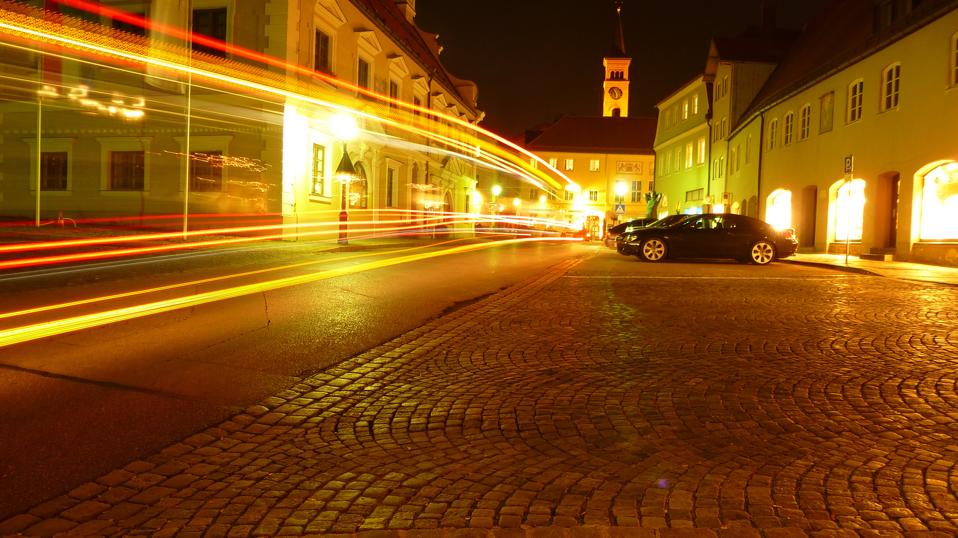 Friedberg bei Nacht