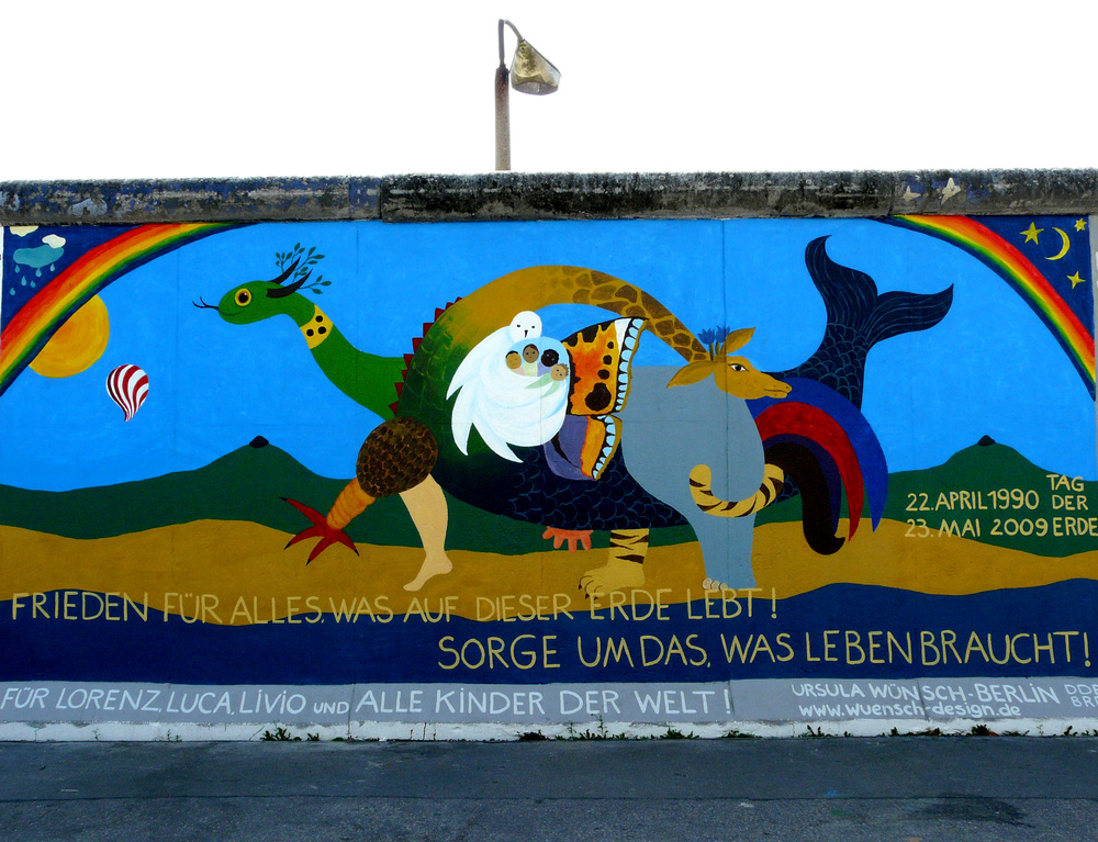 Frieden für alles - Eastside Gallery Berlin