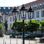 Friedenplatz mit Bergkloster und Teil der Martinskirche in Heilbad Heiligenstadt