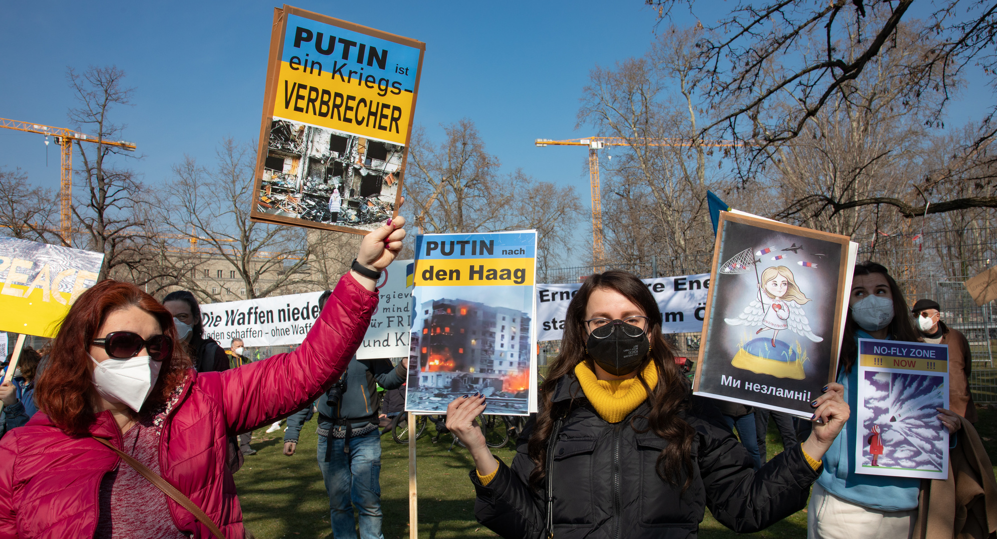 Friedensdemonstration für die Ukraine in Stuttgart