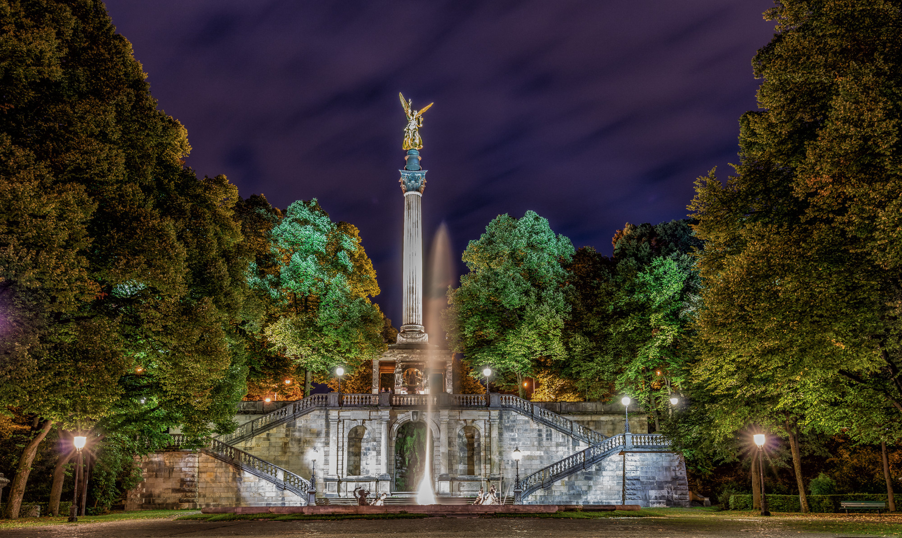 Friedensengel München Foto & Bild | architektur, architektur bei nacht