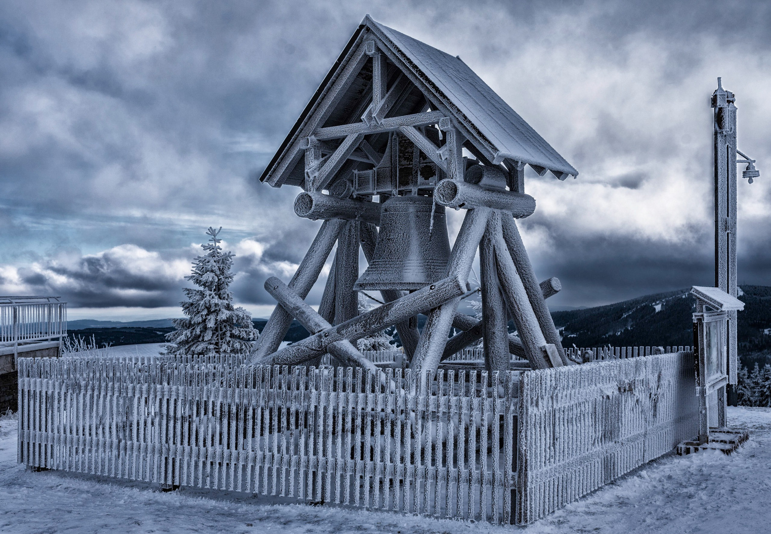 Friedensglocke auf dem Fichtelberg