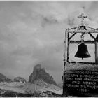 Friedensglocke auf dem Monte Piana