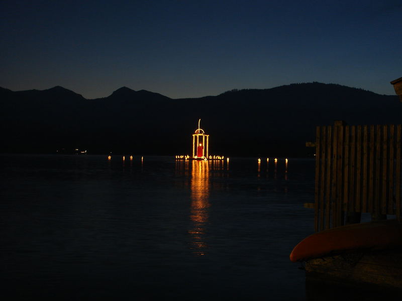 Friedenslicht am Wolgangsee