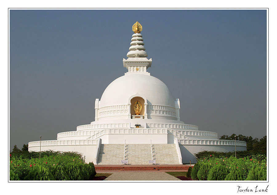 Friedenspagode in Lumbini