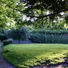 Friedenspark in Köln, vom Rhein aus