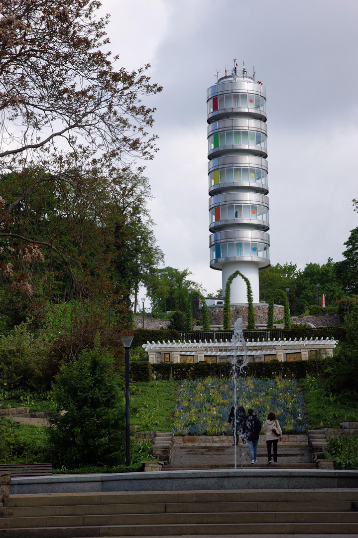 Friedenswarte Brandenburg auf der BUGA 2015 von außen