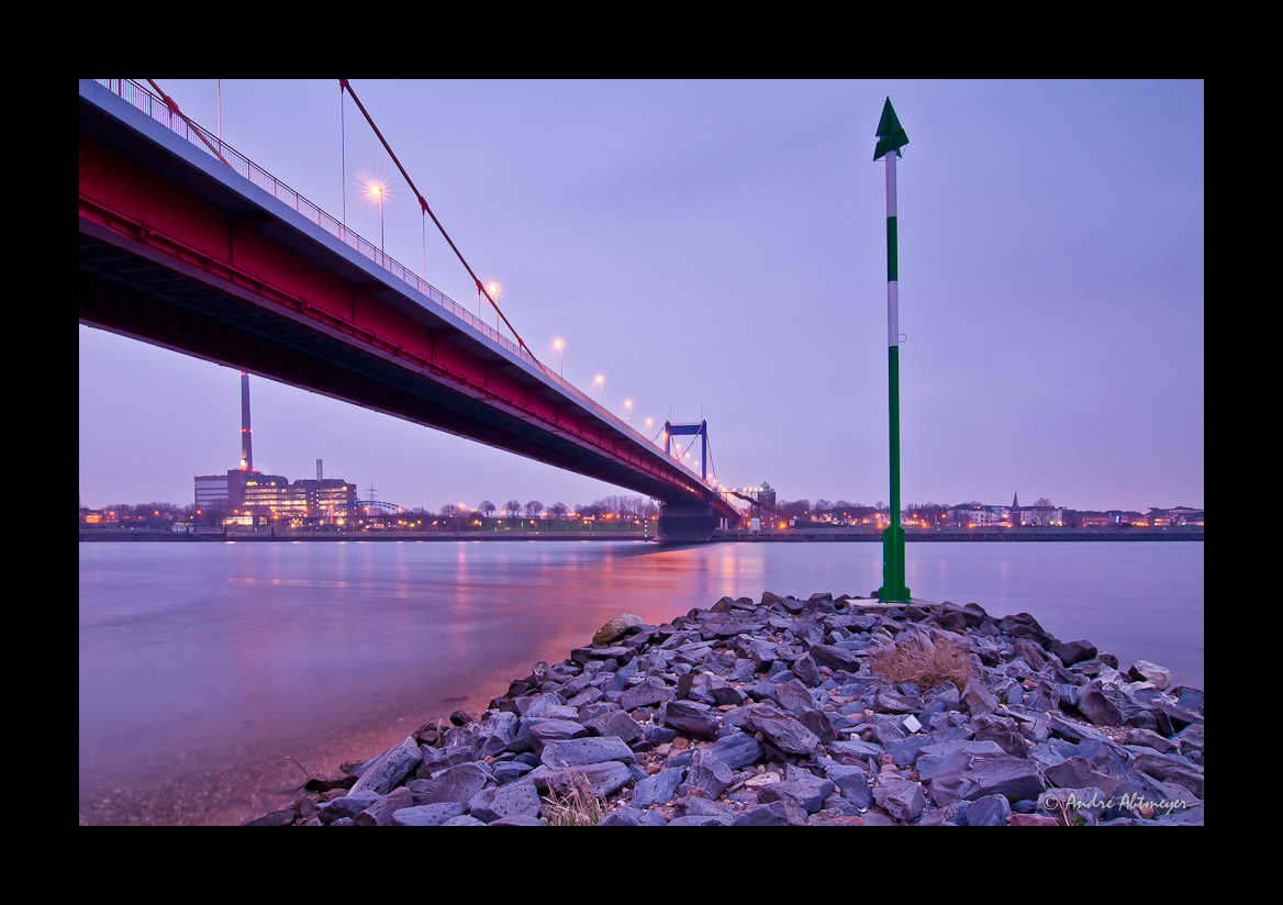 Friederich-Ebert Bridge, Duisburg, Germany