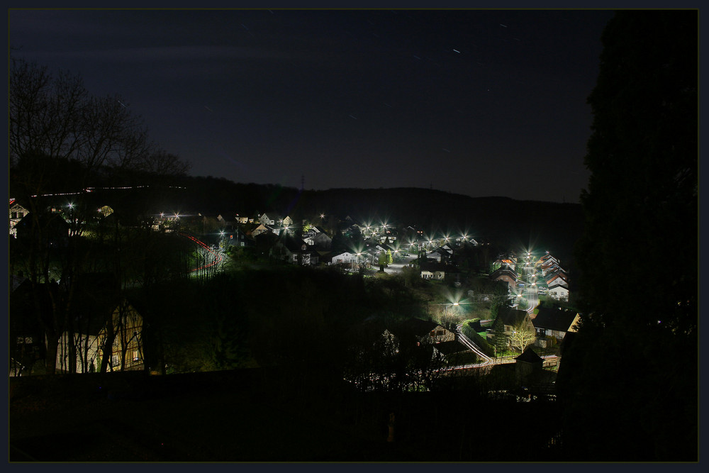 Friedewald im Westerwald bei Nacht