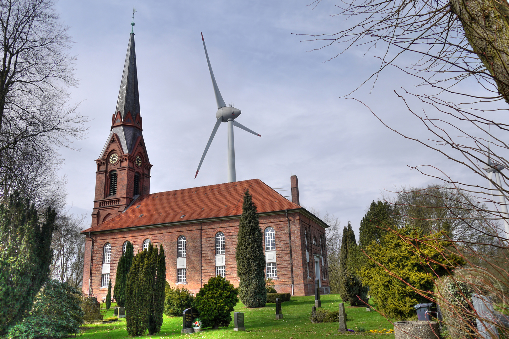 Friedhof Altenwerder in Hamburg