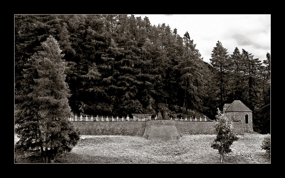 Friedhof am Reschensee...