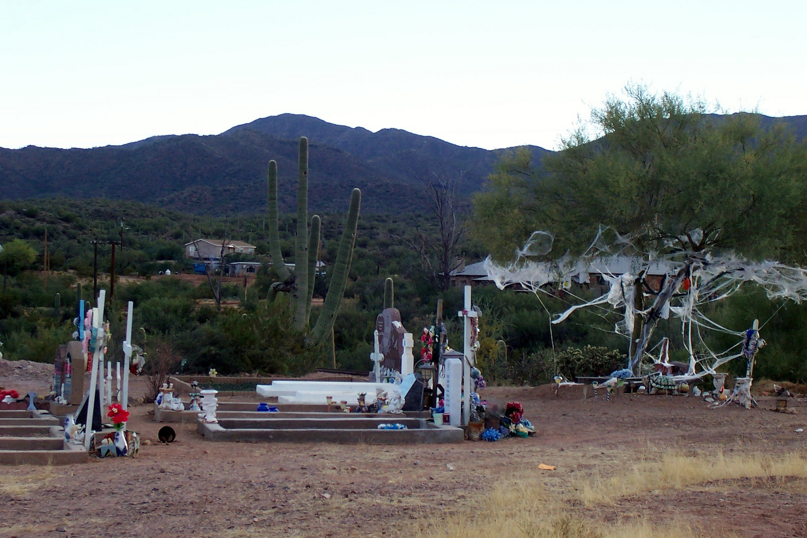 Friedhof an Halloween in New Mexico