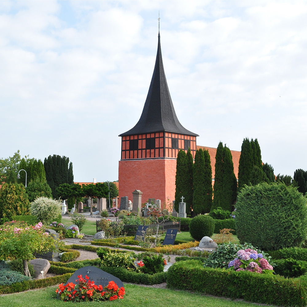 Friedhof auf Bornholm (Dänemark)