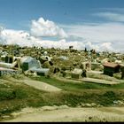 Friedhof auf dem Altiplano bei La Paz