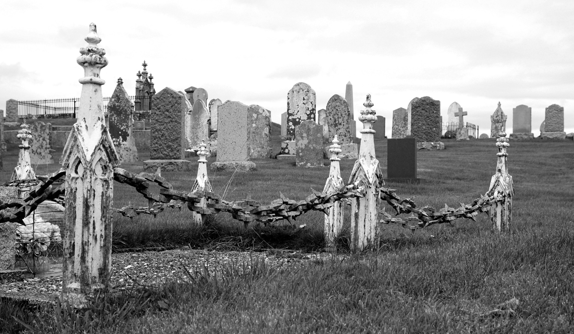 Friedhof auf den Shetland Inseln (2)