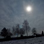 Friedhof bei Vollmond