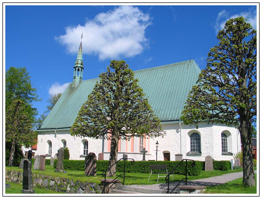 Friedhof eines schwedischen Dörfchens