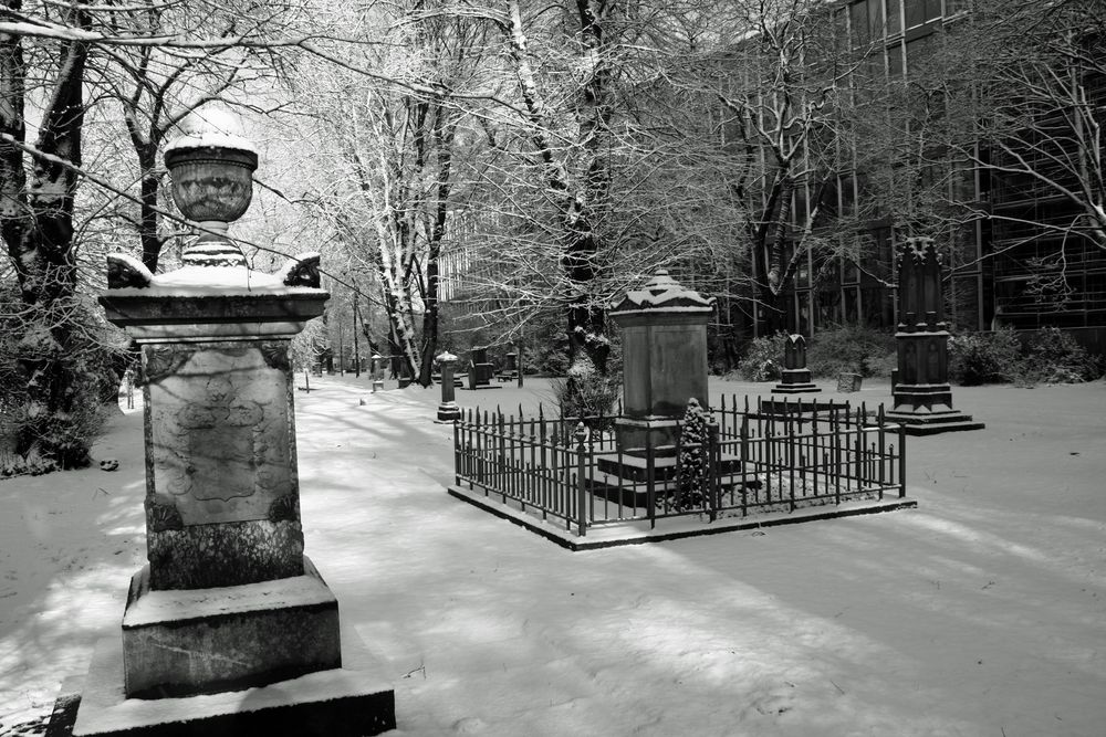 Friedhof im Winter