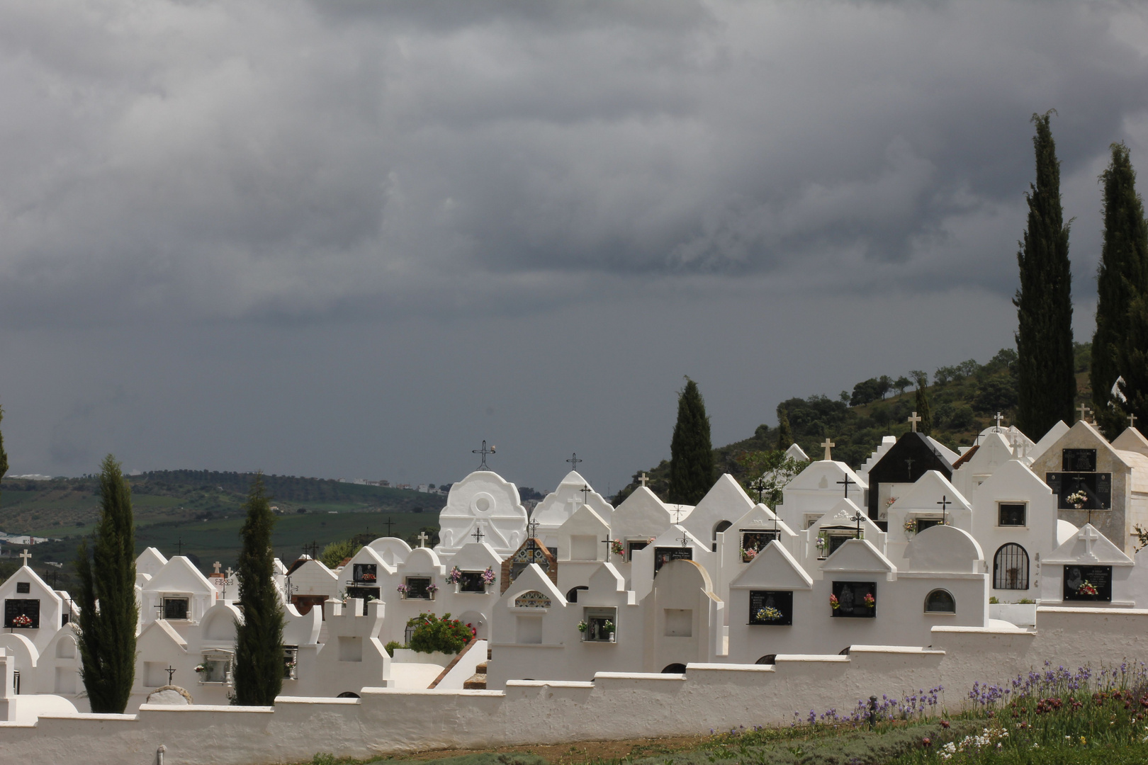 Friedhof in Andalusien