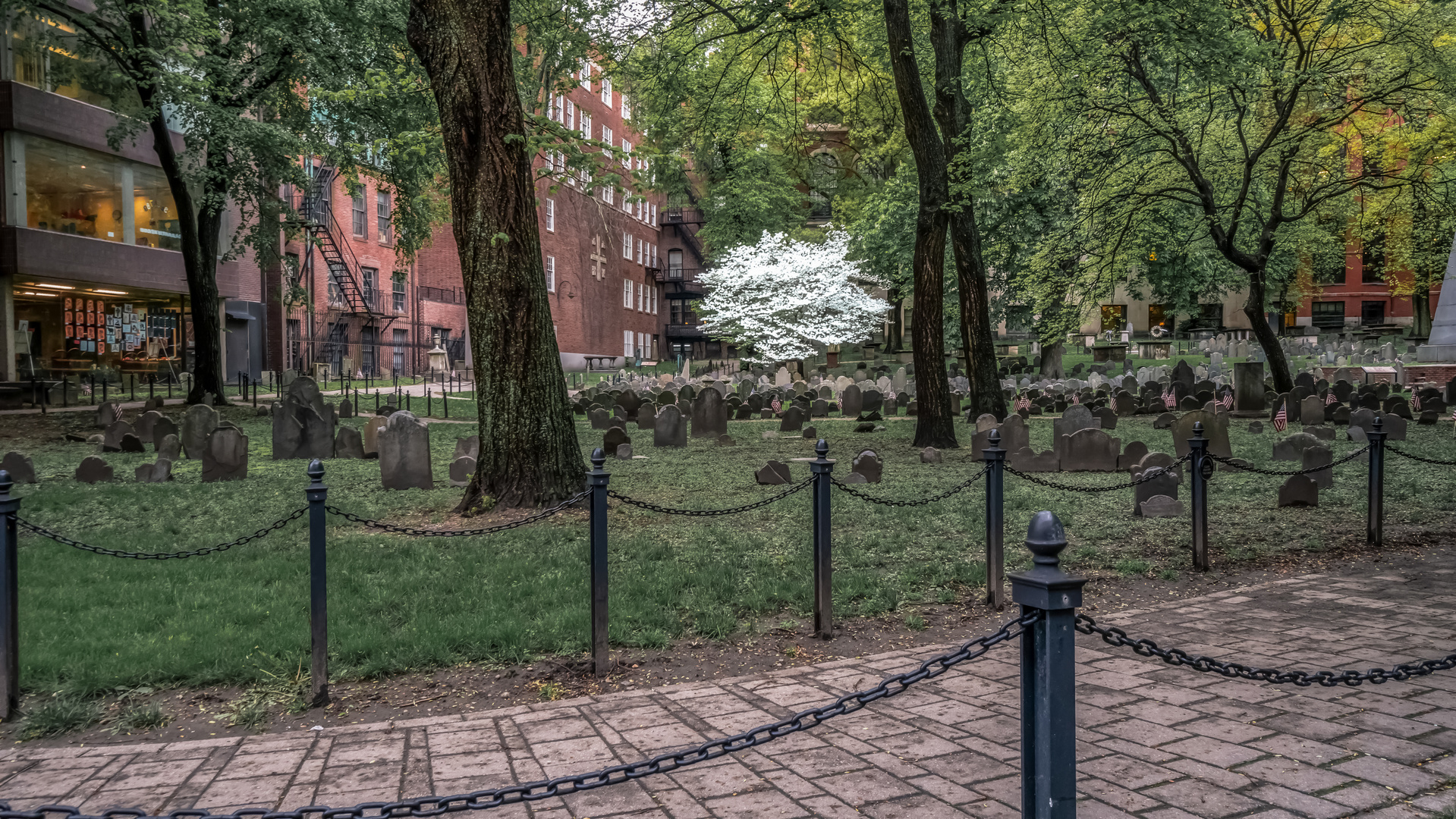 Friedhof in Boston