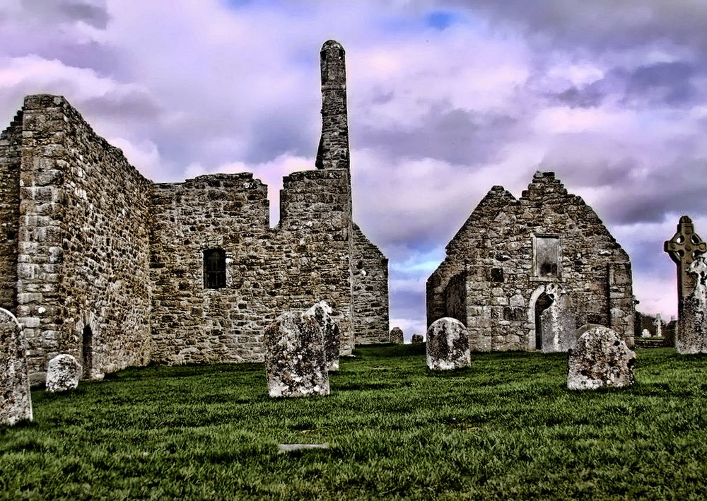 Friedhof in Clonmacnoise